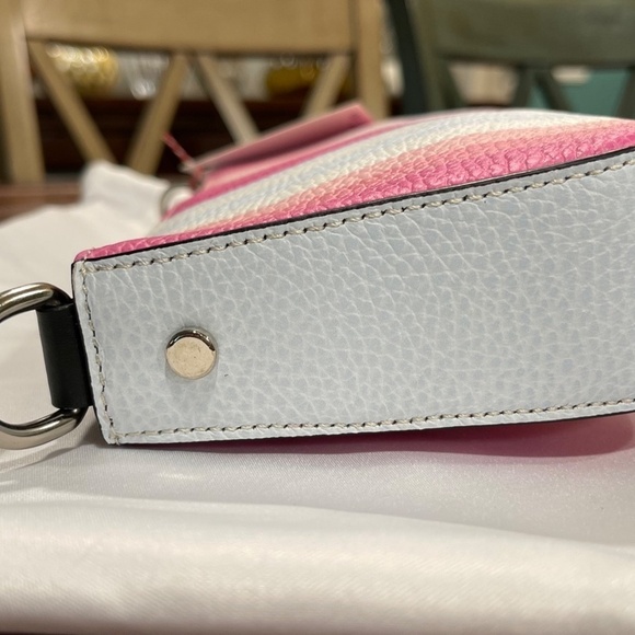 NWT Pepper Paisley & Co. Retro Summer Leather Crossbody Zip Box Bag - Picture 3 of 6